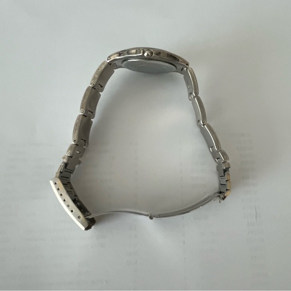 Movado Vintage Watch Esperanza Model 90’s Black Dial Gold Tone Stainless Steel - Picture 8 of 12